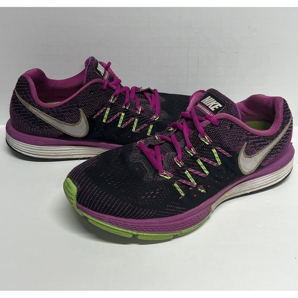 Nike Zoom Vomero 10 Running Shoes Women's 8.5 Purple & Black Sneakers 717441-501